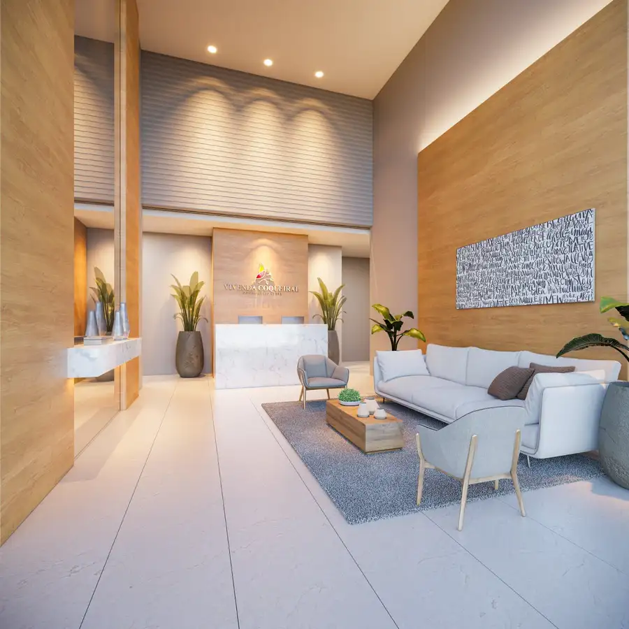 Lobby do Vivenda Coqueiral em Soteco, Vila Velha